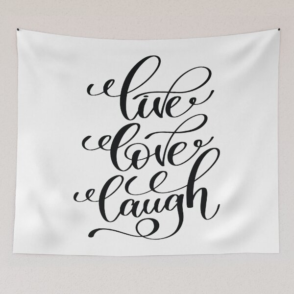 Item preview, Live Love Laugh Inspirational Quotes designed and sold by ProjectX23.