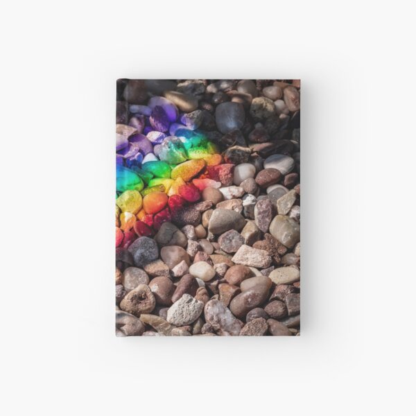 Rainbow Pebbles Hardcover Journal