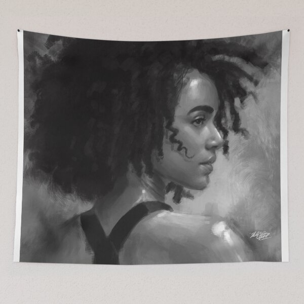Item preview, Nathalie Emmanuel Charcoal designed and sold by markclarkii.