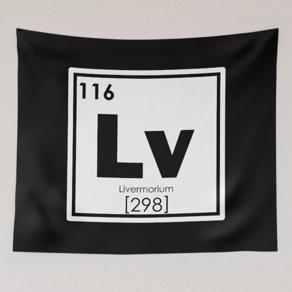 Item preview, Livermorium chemical element designed and sold by tony4urban.