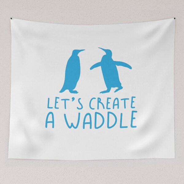 Item preview, Let's create a WADDLE penguin (Collective Noun Group of penguins) designed and sold by jazzydevil.