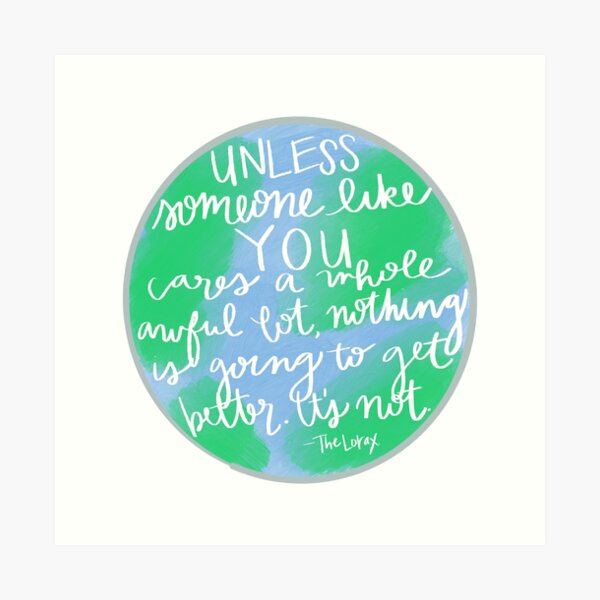 Item preview, Unless - Earth Day designed and sold by bellamousse design co.