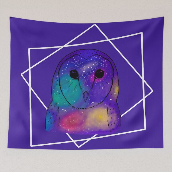 Item preview, Cosmic owl, guardian of the multiverse designed and sold by Isabel Mónica García González.