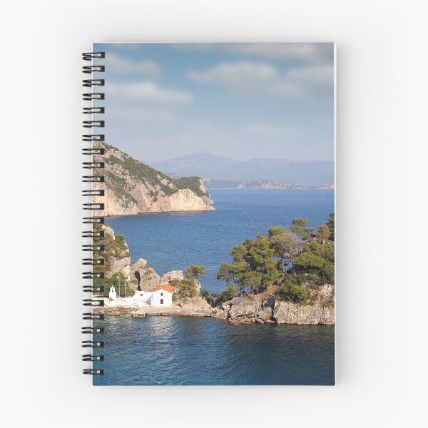 Item preview, Greek orthodox church on island Panagias Parga in summer designed and sold by goceris.