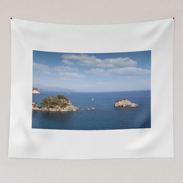 Item preview, Yacht sails on the Ionian Sea Parga Greece summer season designed and sold by goceris.