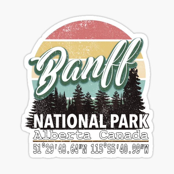 Item preview, Banff Natural Park Alberta With GPS Design designed and sold by Bullish-Bear.
