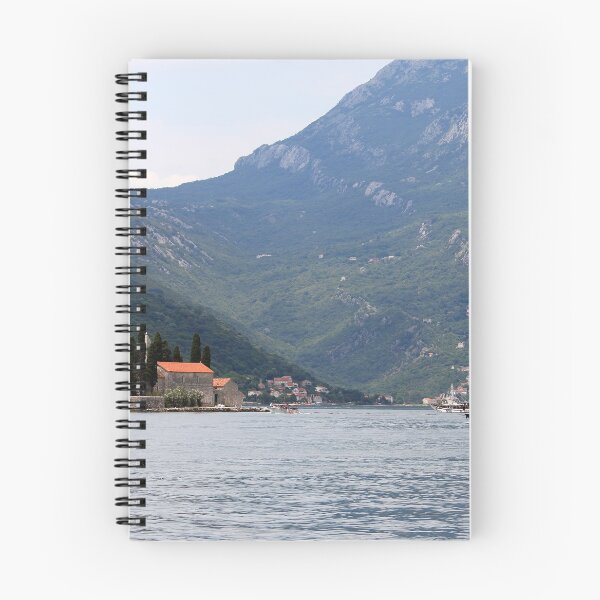 Item preview, Saint George and Our Lady of the Rocks islands landscape Perast Bay of Kotor Montenegro designed and sold by goceris.