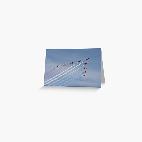 Red Arrows Greeting Card
