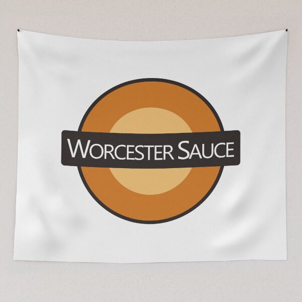 Item preview, Worcester Sauce Underground Tube Logo design designed and sold by GetItGiftIt.