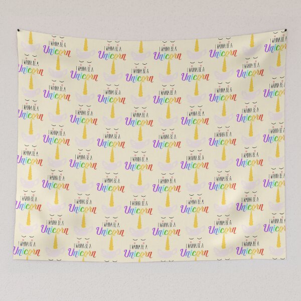 Item preview, I wanna be a Unicorn - Quote designed and sold by dyutiart.