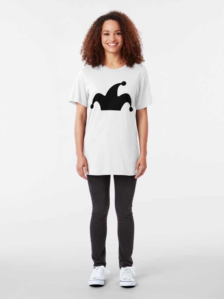 Alternate view of Phoole Jester Hat Logo by Tiffany Slim Fit T-Shirt