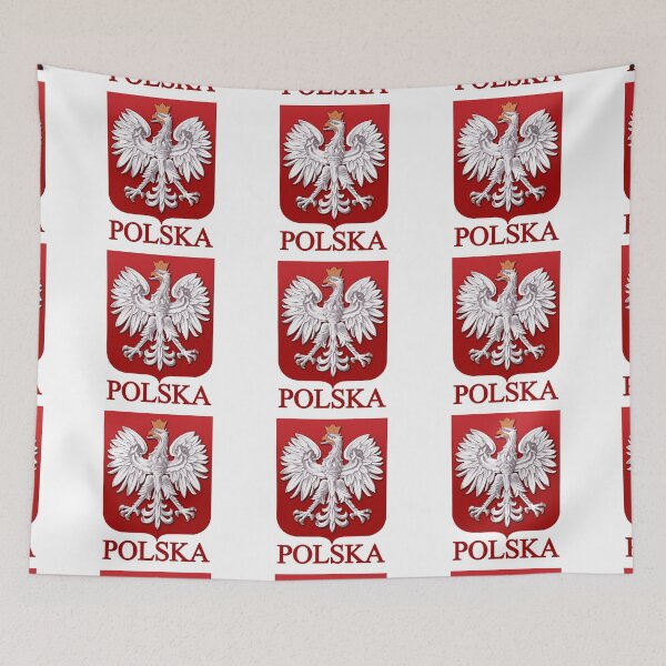 Artikelvorschau, POLSKA EAGLE RED SHIELD entworfen und verkauft von damiang.
