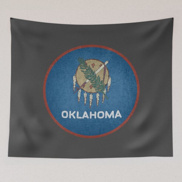 Item preview, Oklahoma State Flag designed and sold by HawkstoneDesign.