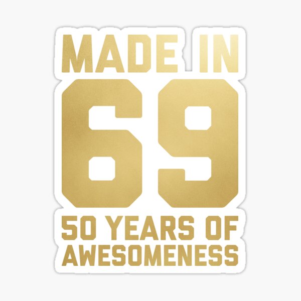 Funny 50th Birthday Stickers | Redbubble