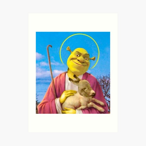 Shrek Wall Art Redbubble