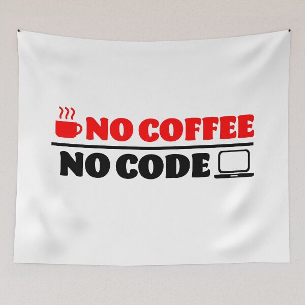 Item preview, NO COFFEE. NO CODE designed and sold by KeepOnCoding.