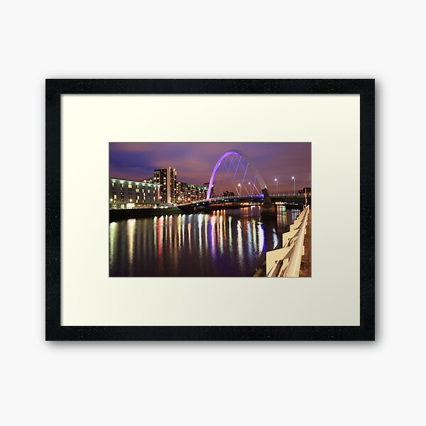 Glasgow clydeside Framed Art Print