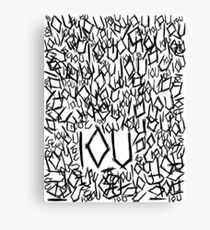 IOU Canvas Print