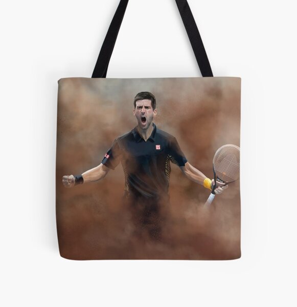 Novak Djokovic 6 Allover-Print Tote Bag