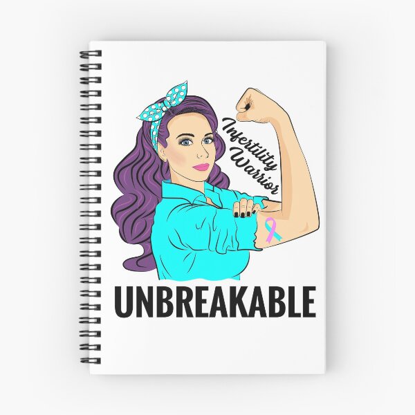 Item preview, Infertility Warrior Unbreakable Awareness Support designed and sold by ZNOVANNA.