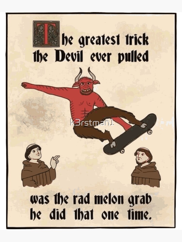 Skateboarding Devil