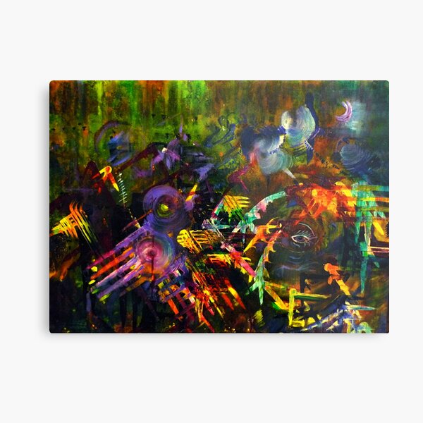 Eye in Chaos Metal Print
