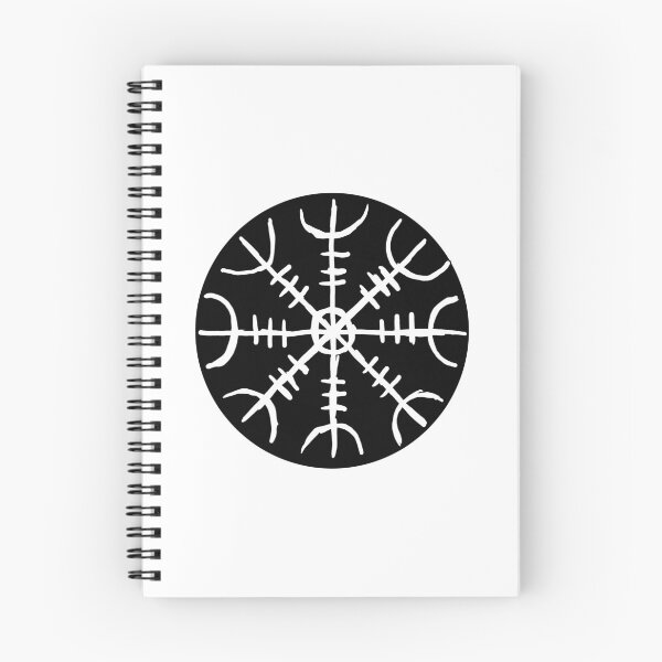 Item preview, Helm of Awe (Ægishjálmur) round white designed and sold by Michael Stewart.