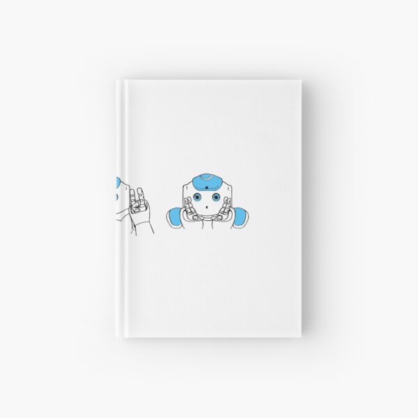 Robots See Hear Speak no Evil Hardcover Journal