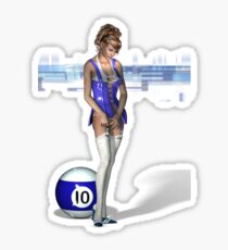Poolgames 2009 - No. 10 Sticker