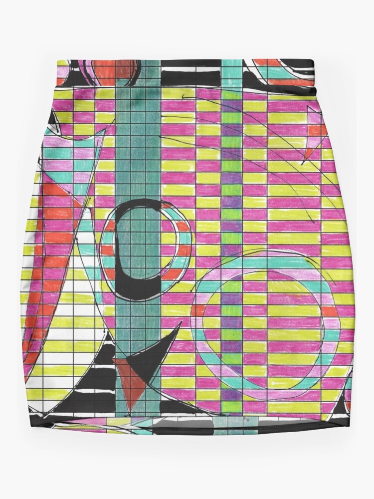 Thumbnail 3 of 4, Mini Skirt, Spreadsheet Tango designed and sold by summerart.