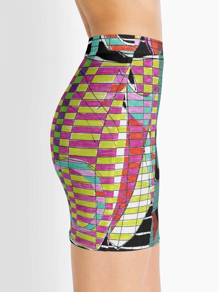 Thumbnail 2 of 4, Mini Skirt, Spreadsheet Tango designed and sold by summerart.
