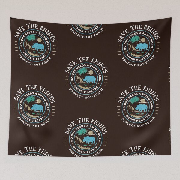 Item preview, Save The Rhinos - No One Needs a Rhino Horn Except A Rhino designed and sold by Bangtees.