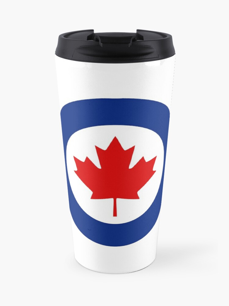 Royal Canadian Air Force Roundel Travel Mug By Fareast Redbubble