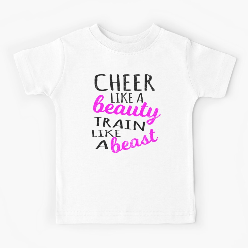 Cheerleading product - Cheer Like A Beauty Train Like A Beast - Cheerleader  Coach Gift