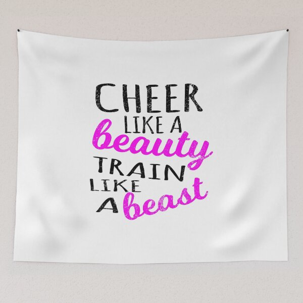 Item preview, Cheerleading product - Cheer Like A Beauty Train Like A Beast - Cheerleader Coach Gift designed and sold by stuch75.