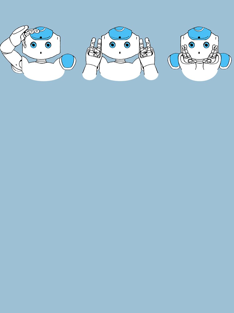 Robots See Hear Speak no Evil by SuperheroSuite