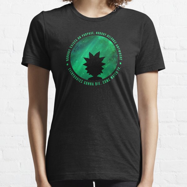 Ricky and Morty - We're all gonna die Essential T-Shirt