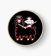 Skullpaka and UFOs are having rest Clock