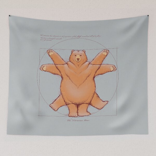 Item preview, Vitruvian Bear designed and sold by Tobe Fonseca®.