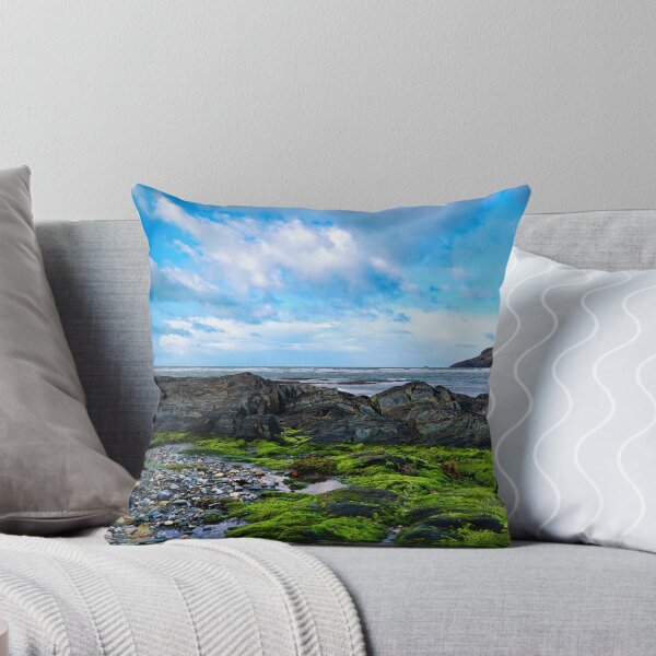 Artikelvorschau, Küstenlandschaft - Strand, Felsen und Algen - Newport, Pembrokeshire entworfen und verkauft von Harmony Of The Mind.