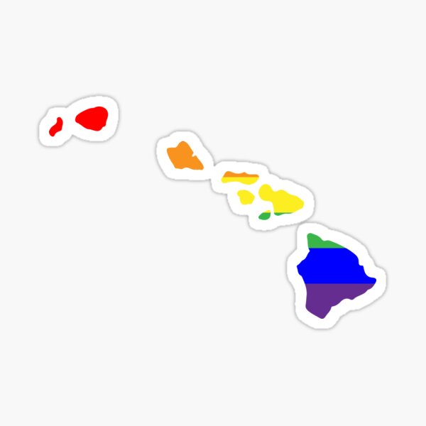 "Hawaii Pride" Sticker by Nuft Redbubble