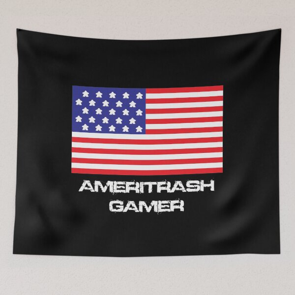Item preview, Ameritrash Gamer Board Game Inspired Graphic - Tabletop Gaming Meeple designed and sold by MeepleDesign.