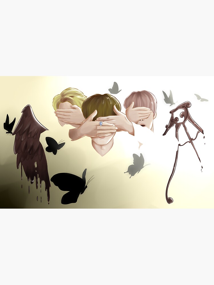 "BTS Chocolate Wings" Sticker for Sale by JungTaco Redbubble