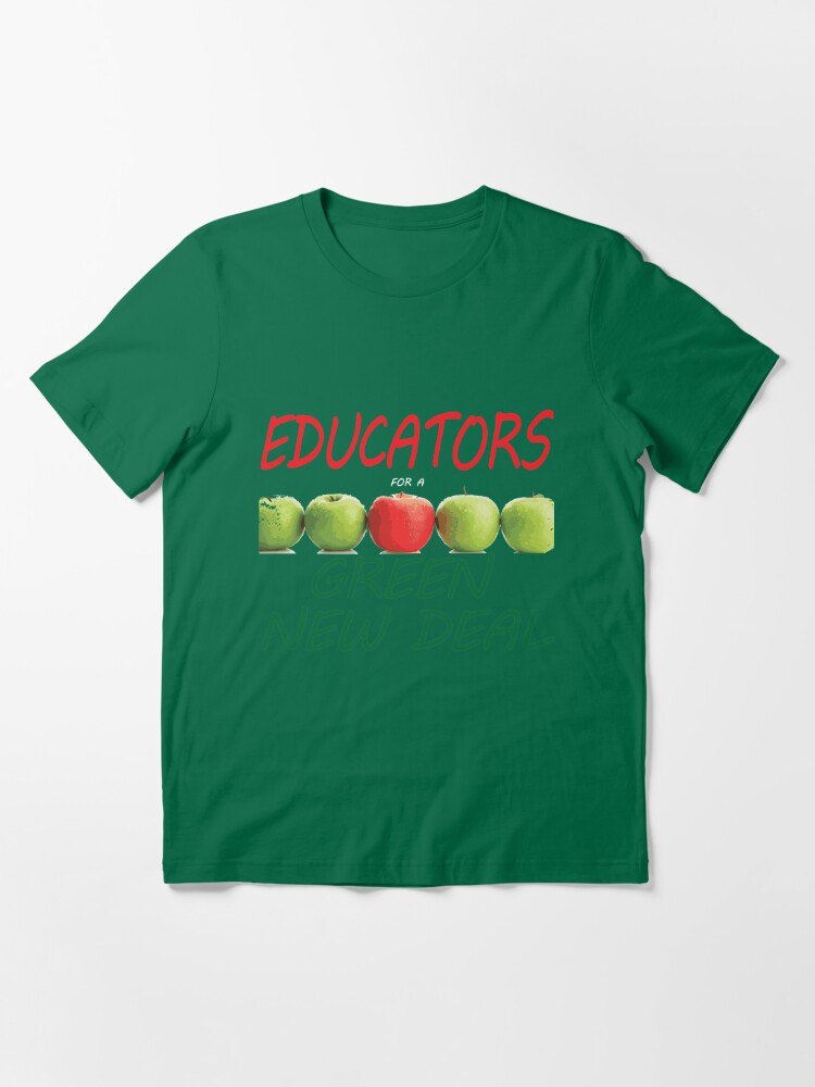 Alternate view of Educators for a Green New Deal Essential T-Shirt