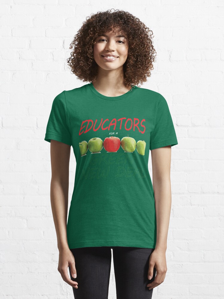 Alternate view of Educators for a Green New Deal Essential T-Shirt