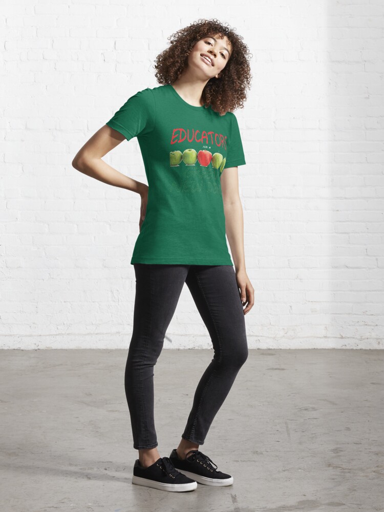 Alternate view of Educators for a Green New Deal Essential T-Shirt