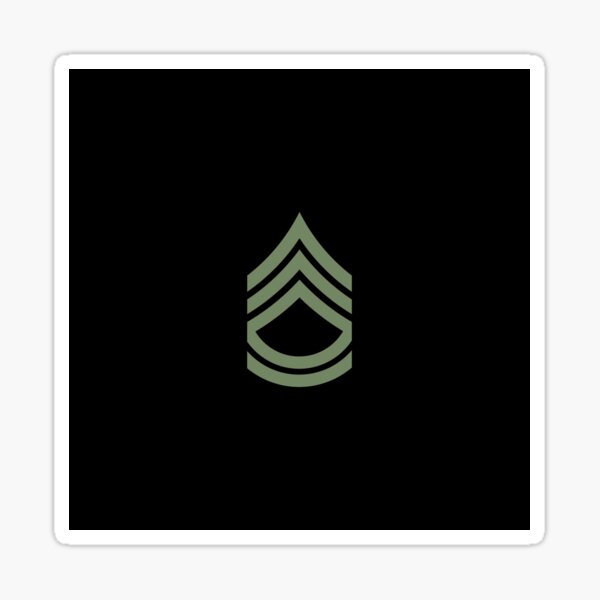 Item preview, Sergeant First Class (Green) designed and sold by Jared Davies.