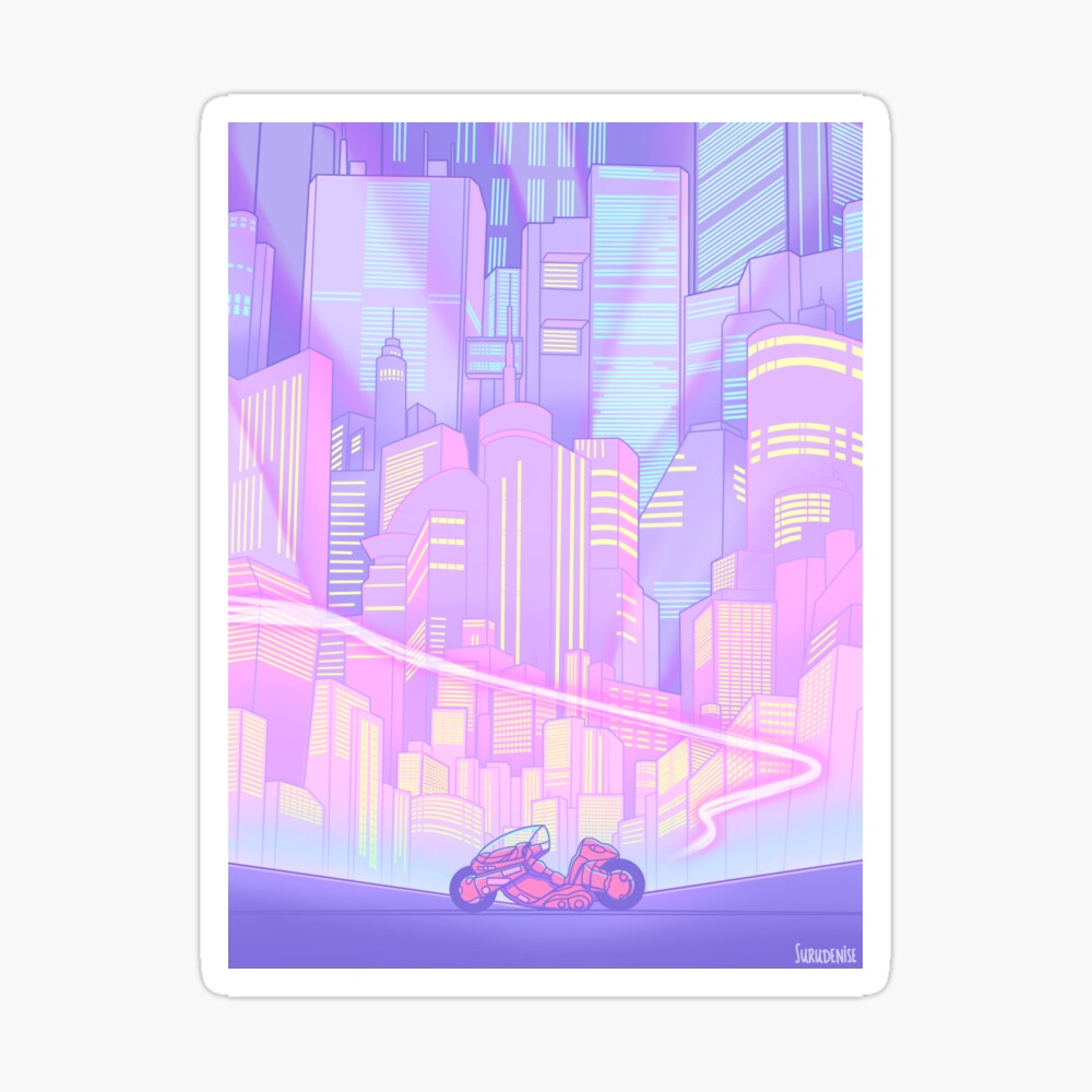 Akira Neo Tokyo Poster By Surudenise Redbubble