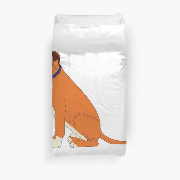 Bangers the boxer dog Duvet Cover