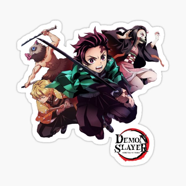 "Kimetsu no Yaiba" Sticker by Bothaina Redbubble